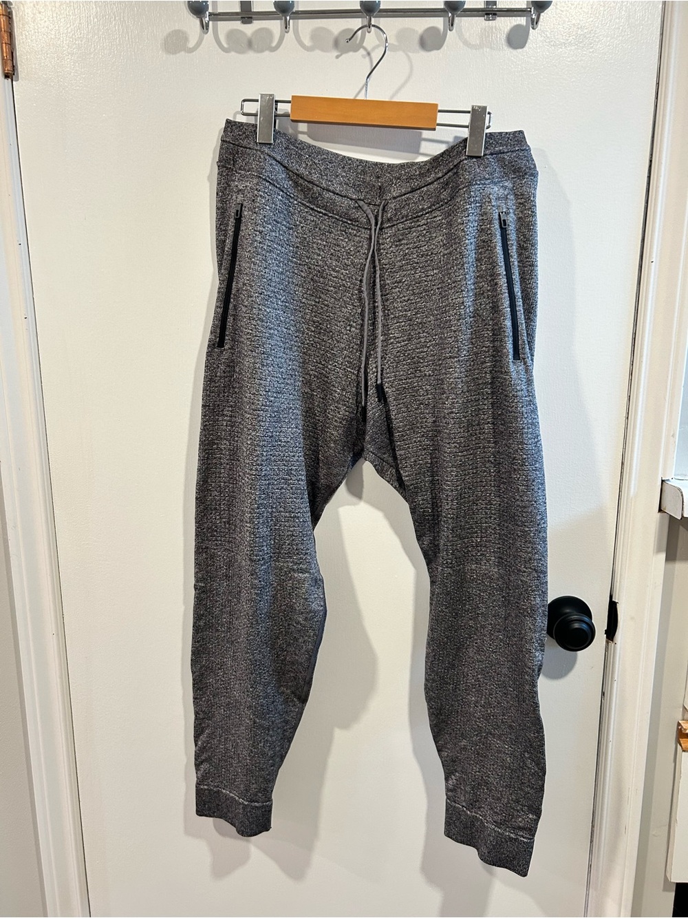 Women’s Heather Gray Jogger Sweatpants - Drawstring Waist